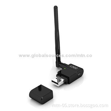 1T1R 150Mbps Wireless USB Adapter, Ralink5370 Chipset with One 2dBi External Antenna and WPS Button